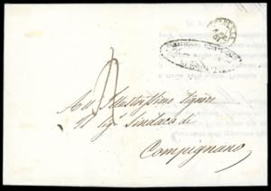 1857 - 1 baj verde grigiastro (2), ... 