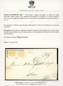 1867 - 2 baj bianco (3A), coppia ... 