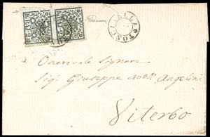 1866 - 2 baj grigio azzurrastro (3Ab), ... 