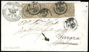 1853 - 3 baj bistro (4), striscia verticale ... 