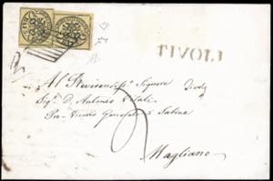 1863 - 3 baj giallo cromo (4A), due ... 