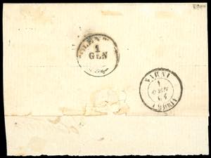 1863 - 3 baj giallo cromo (4A), ... 