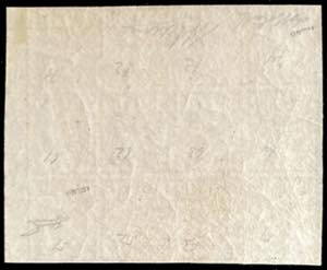 1852 - 5 baj rosa chiaro, stampa ... 