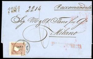 1861 - 10 soldi bruno, II tipo (31), un ... 