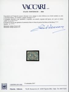 1864 - 50 baj azzurro oltremare ... 