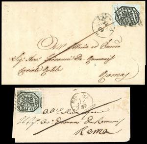 1859 - 6 baj grigio verdastro (7), un ... 