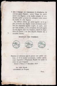 1818 - Manifesto camerale del 3/12/1818 in ... 