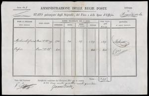 1821 - 25 cent. Cavallino, ... 