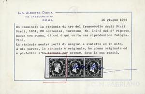 1851 - Prima emissione, serie ... 