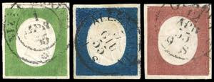 1854 - Terza emissione, serie completa ... 