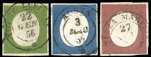 1854 - Terza emissione, serie completa ... 