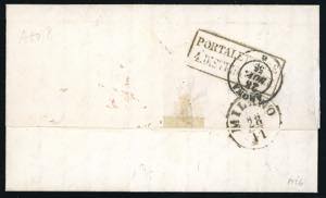 1855 - 5 cent. verde, 20 cent. ... 