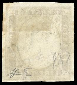 1861 - 3 lire rame (18), perfetto ... 