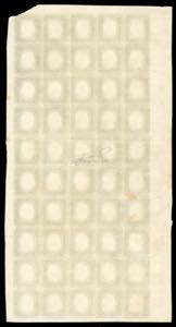 1863 - Foglio completo di 50 ... 