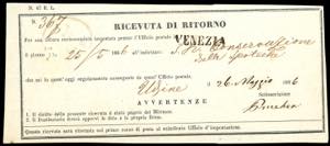 1866 - 10 soldi azzurro, dent. 9 ... 