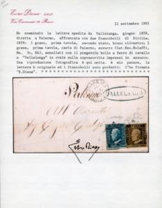 1859 - 1 grano bruno olivastro, I ... 