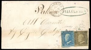 1859 - 1 grano bruno olivastro, I tavola, II ... 