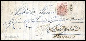 1850 - Lettera da Ancona 10/6/1850 a ... 