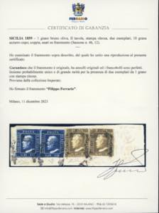 1859 - 1 grano bruno oliva, II ... 