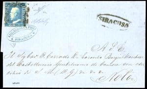 1859 - 2 grana cobalto scuro, I tavola, ... 