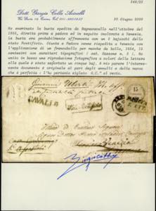 1855 - Lettera originariamente ... 