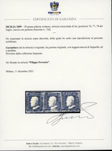 1859 - 20 grana ardesia violaceo ... 