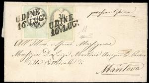 1854 - 15 cent. e 30 cent., marche da bollo ... 