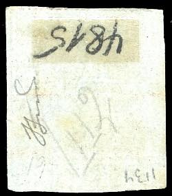 1851 - 60 crazie scarlatto cupo su ... 