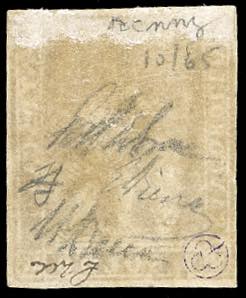 1857 - 1 soldo ocra, II emissione, ... 