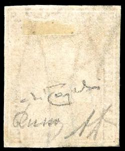 1857 - 1 soldo ocra, II emissione ... 