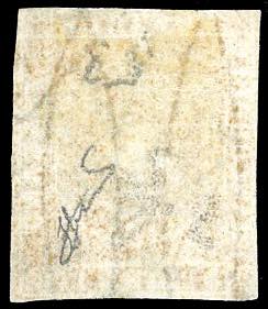 1860 - 3 lire ocra arancio (23a), ... 