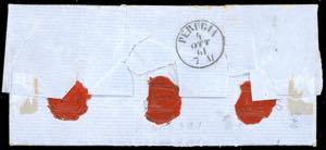 1861 - 40 cent. carminio (21), ... 