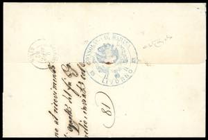 1862 - Lettera in franchigia da ... 
