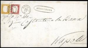 1862 - 80 cent. giallo arancio, non ... 