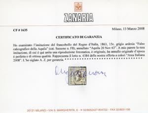 1863 - Eccezionale insieme dei sei ... 