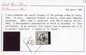 1863 - Eccezionale insieme dei sei ... 