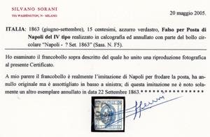 1863 - Eccezionale insieme dei sei ... 