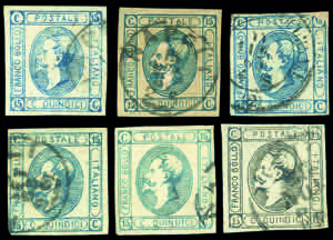 1863 - Eccezionale insieme dei sei ... 