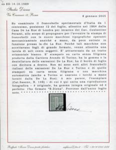 1864 - 1 cent. verde grigio chiaro ... 