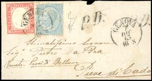 1863 - 15 cent. De La Rue (L18), in ... 