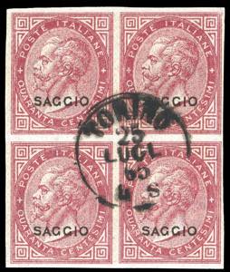1863 - 40 cent. De La Rue (L20), ... 