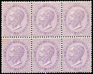 1866 - 60 cent. De La Rue, tiratura di ... 