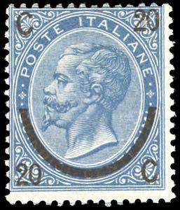 1865 - 20 cent. su 15 cent. Ferro di ... 