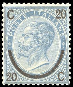 1865 - 20 cent. su 15 cent. Ferro di ... 