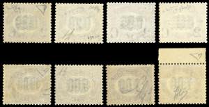 1878 - Servizio soprastampati, ... 