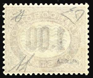 1878 - 2 cent. su 1 lira Servizio ... 