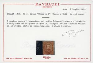1879 - Umberto I, serie completa ... 