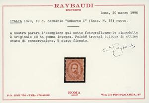 1879 - Umberto I, serie completa ... 