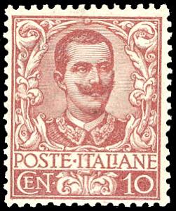 1901 - 10 cent. Floreale (71), ben centrato, ... 