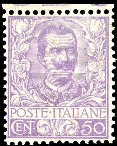 1901 - 50 cent. Floreale (76), ben centrato, ... 